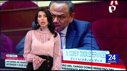 Mariano Gonzáles y Elvis Vergara protagonizaron altercado en Comisión de Fiscalización