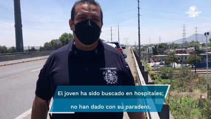 Autoridades del Edomex buscan a repartidor que fue lanzado desde un puente