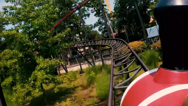 Harley Quinn's Crazy Train Roller Coaster (Six Flags Great Adventure - Jackson, NJ) - Roller Coaster POV Video - Front Row