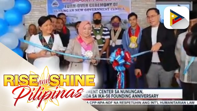 Bagong government center sa Nunungan, Lanao del Norte, ibinida sa ika-56 Founding Anniversary; Nunungan, sinisikap maging ‘Wildberries Capital of the Philippines’