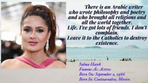 Salma Hayek's motivational quotes and sayings