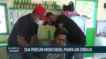 Polisi BekukDua Pencuri Mesin Diesel Pompa Air Milik Petani