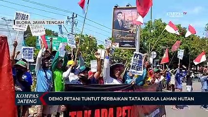 Demo Petani di Blora Tuntut Perbaikan Tata Kelola Lahan Hutan