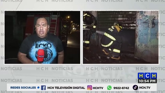 Incendio deja pérdidas materiales en la Col. Monseñor Fiallos de Comayagüela