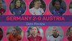 Germany 2-0 Austria: Data Review