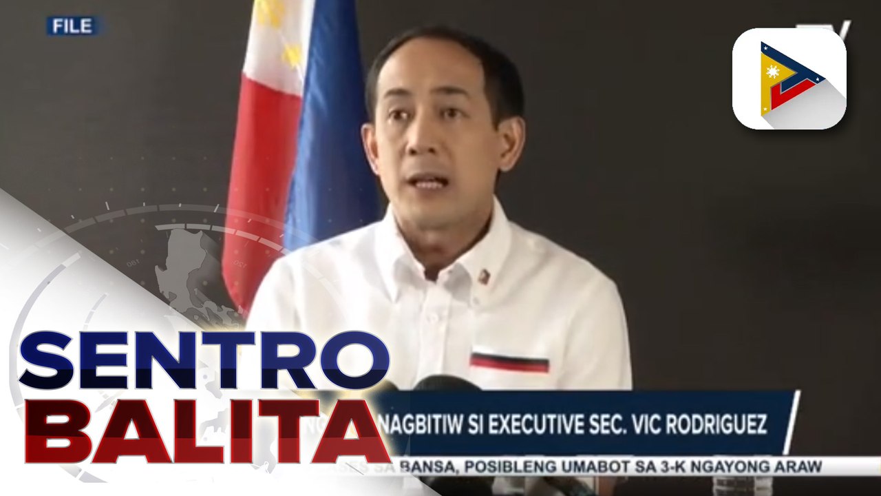 Palasyo, itinangging nagbitiw sa pwesto si Executive Sec. Vic Rodriguez; Palasyo, tuloy-tuloy ang mga paghahanda sa SONA