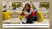 Isha Koppikar Celebrates Her Daughter Rianna’s Birthday At Gurudwara