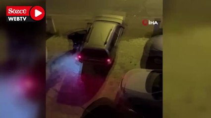 Büyükçekmece’de fark edilmelerini umursamayan “pişkin” hırsızlar kamerada