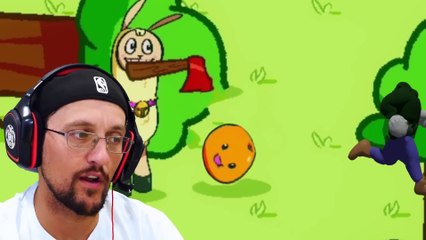 Hungry Llama Ate my Best Fruit Friends!  (FGTeeV Cartoon Game turns SCARY)