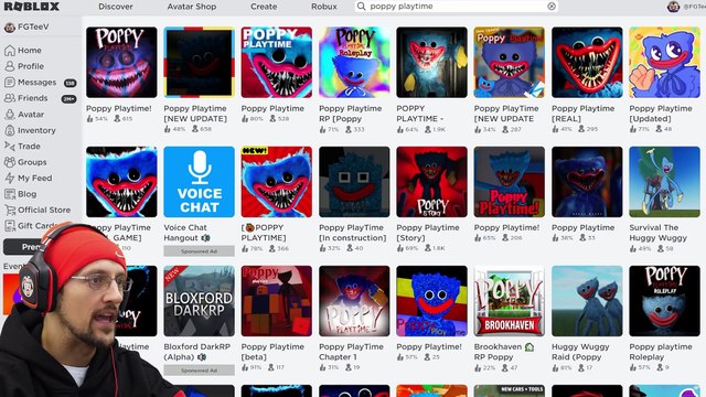 Where the HUGGY WUGGY Things Are in ROBLOX (FGTeeV Plays BEST Poppy's Playtime Games)