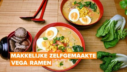 Romige vega ramen recept