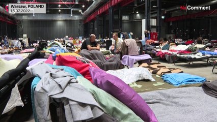 بدون تعليق: الأوكرانيون في طي النسيان بمراكز استقبال اللاجئين ببولندا