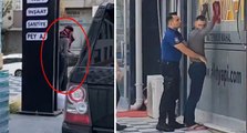 Kadın kılığına giren şahıs polisleri harekete geçirdi