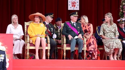 21 juillet: la famille royale au défilé militaire