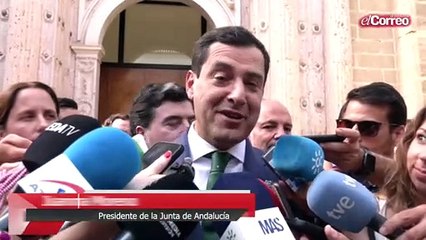 Moreno, investido por segunda vez presidente andaluz con la mayoría absoluta del PP