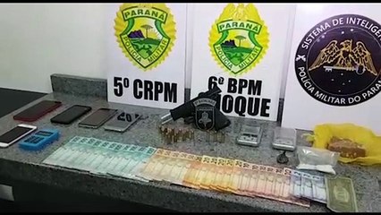 Trio é detido com drogas, arma e munições no Jardim Padovani