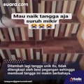 Desain Tangga Rumah Ini Bikin Bingung, Mau Jalan Aja Disuruh Mikir