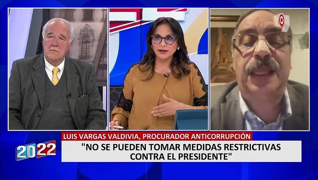 Luis Vargas Valdivia: El presidente está tomando medidas para entorpecer la acción de la justicia
