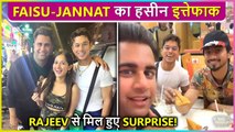 Mr.Faisu & Jannat Zubair Surprise To Meet Rajiv Adatia At Lokhandwala Market