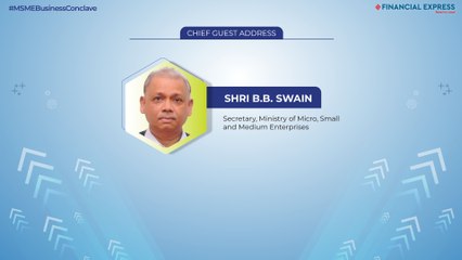 #MSMEBusinessConclave Chief Guest MSME Ministry Secretary Shri B.B. Swain on formalization of MSMEs