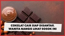 Nyesek! Cokelat Cair Siap Disantap, Wanita Nangis Sesenggukan Lihat Sosok Ini Tercebur di Wajan