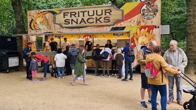 Alexander De Croo et le membres du gouvernement à la Fête au Parc à Bruxelles pour le 21 juillet