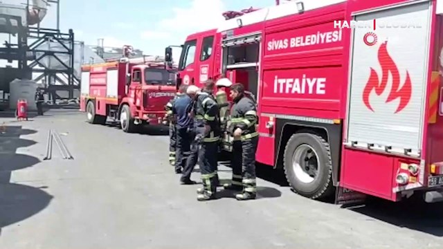 Sivas OSB'de yangın! İşçilere ilk müdahale yapıldı