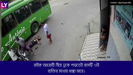 Karnataka: হেলমেটের জন্য মৃত্যু থেকে রক্ষা, দেখুন হাড়হিম ভিডিয়ো