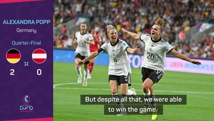 'Luck on our side' - Germany squeeze past Austria