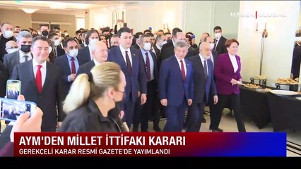 AYM'nin 'Millet İttifakı' kararının gerekçesi açıklandı