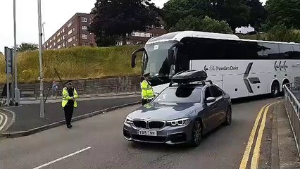 Sam Lennon reports from the traffic chaos in Dover