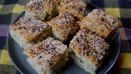 ÇÖREK ♥ Mayalı Tepsi Çöreği- Puf Puf Tepsi Çöreği