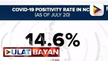 Positivity rate ng COVID-19 sa NCR, muling tumaas