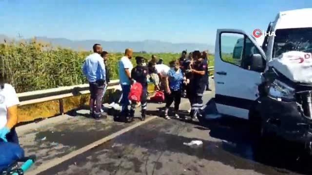 Aydın haber | Aydın'da feci kaza: 10 yaralı