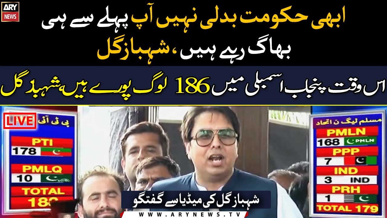 Currently there are 186 MPAs in Punjab Assembly, Shahbaz Gill
