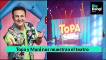 Muni y Topa nos muestran por dentro el teatro donde hacen su show: hacé el recorrido con ellos