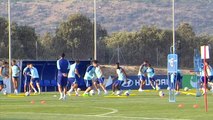 Últimos entrenamientos del Atlético de Madrid en Los Ángeles de San Rafael