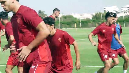 Entrenamiento del 22 de julio del Sevilla FC en Lagos