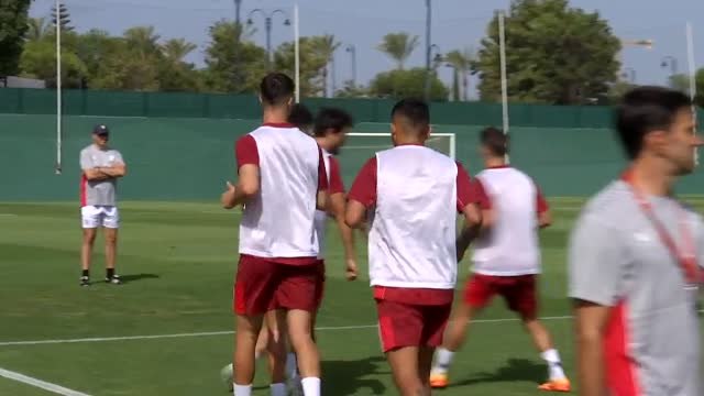 El Sevilla FC comienza sus entrenamientos en Portugal
