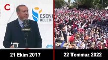 Recep Tayyip Erdoğan yine muhalefeti hedef aldı