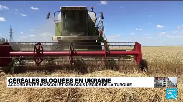 Céréales bloquées en Ukraine : la signature de l'accord entre Kiev et Moscou est imminent