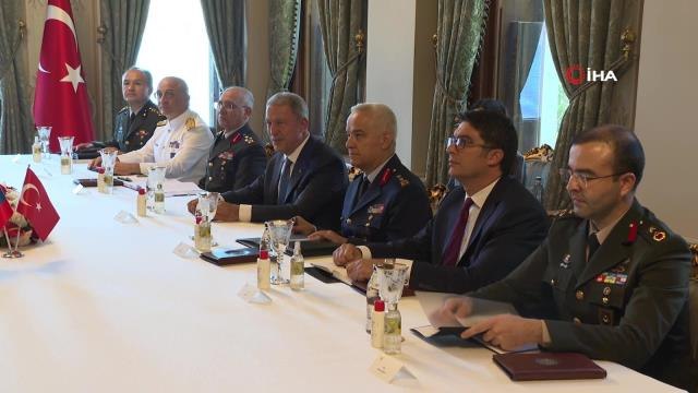 Milli Savunma Bakanı Akar, Rusya Savunma Bakanı Şoygu ile görüştü