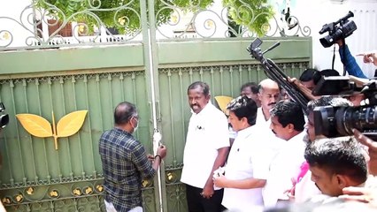 अन्नाद्रमुक मुख्यालय से सील हटाई, 11 जुलाई को उपद्रव के बाद लगा था ताला