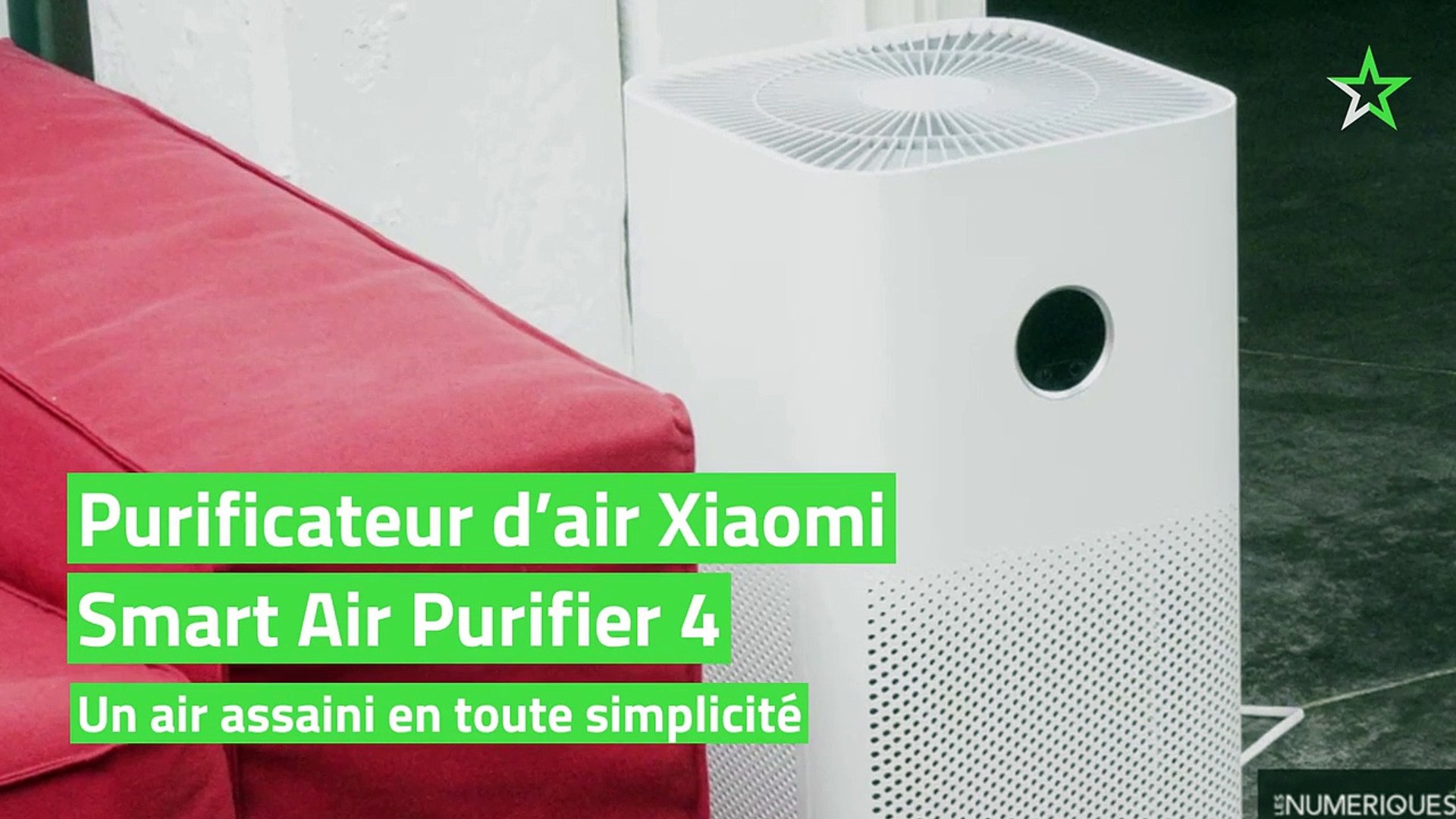 Test Purificateur d'air Xiaomi Smart Air Purifier 4 : un air assaini en  toute simplicité - Vidéo Dailymotion