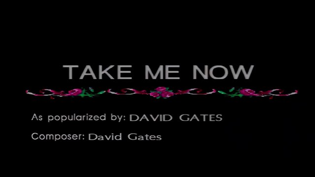 Take Me Now - David Gates (Karaoke Cover) (HQ Remastered),