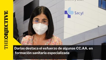 Darias destaca el esfuerzo de algunas CC.AA. en formación sanitaria especializada