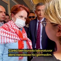 Eğitim sistemini eleştiridi, Akşaner iletişim bilgilerini aldı: "Senden öğreneceğimiz çok şeyimiz var"