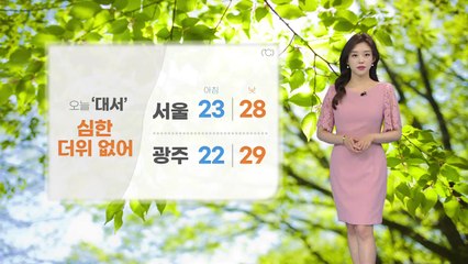 [날씨] 오늘 절기 '대서'...심한 더위 없이 곳곳 소나기 / YTN