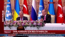 İstanbul’da tarihi anlar! Ukrayna ile Rusya tahıl koridoru için imzaları attı