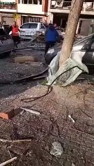 Varios heridos deja una fuerte explosión en un edificio de Uruguay, Montevideo